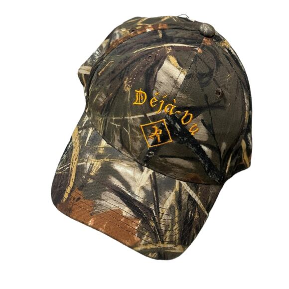 Deja Vu Camo Camouflage Ball Cap Snapback Adjustable - Picture 1 of 4